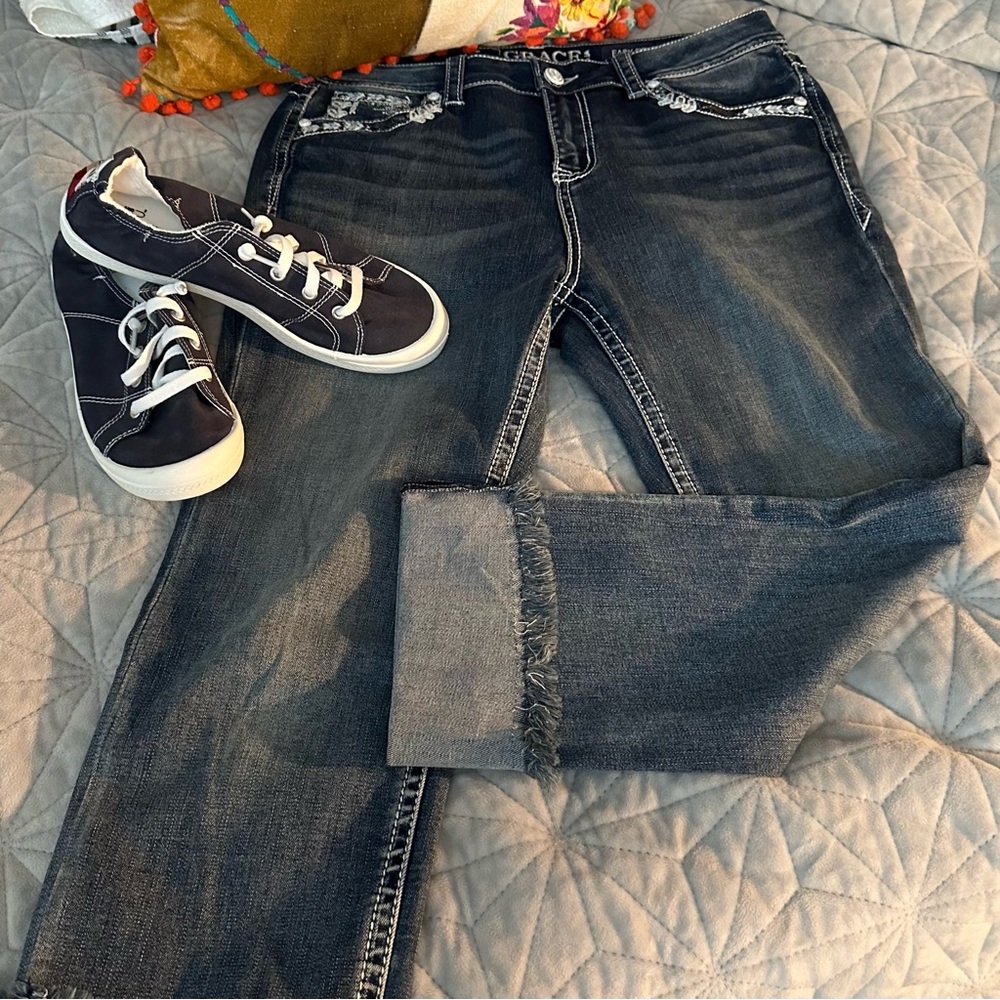 GRACE IN LA size 29 Ankle Cropped jeans